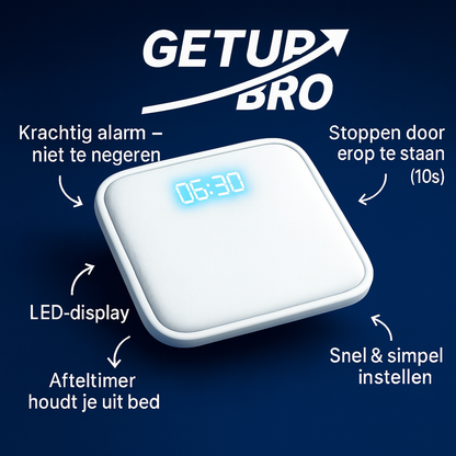 Get Up Bro Wekkermat